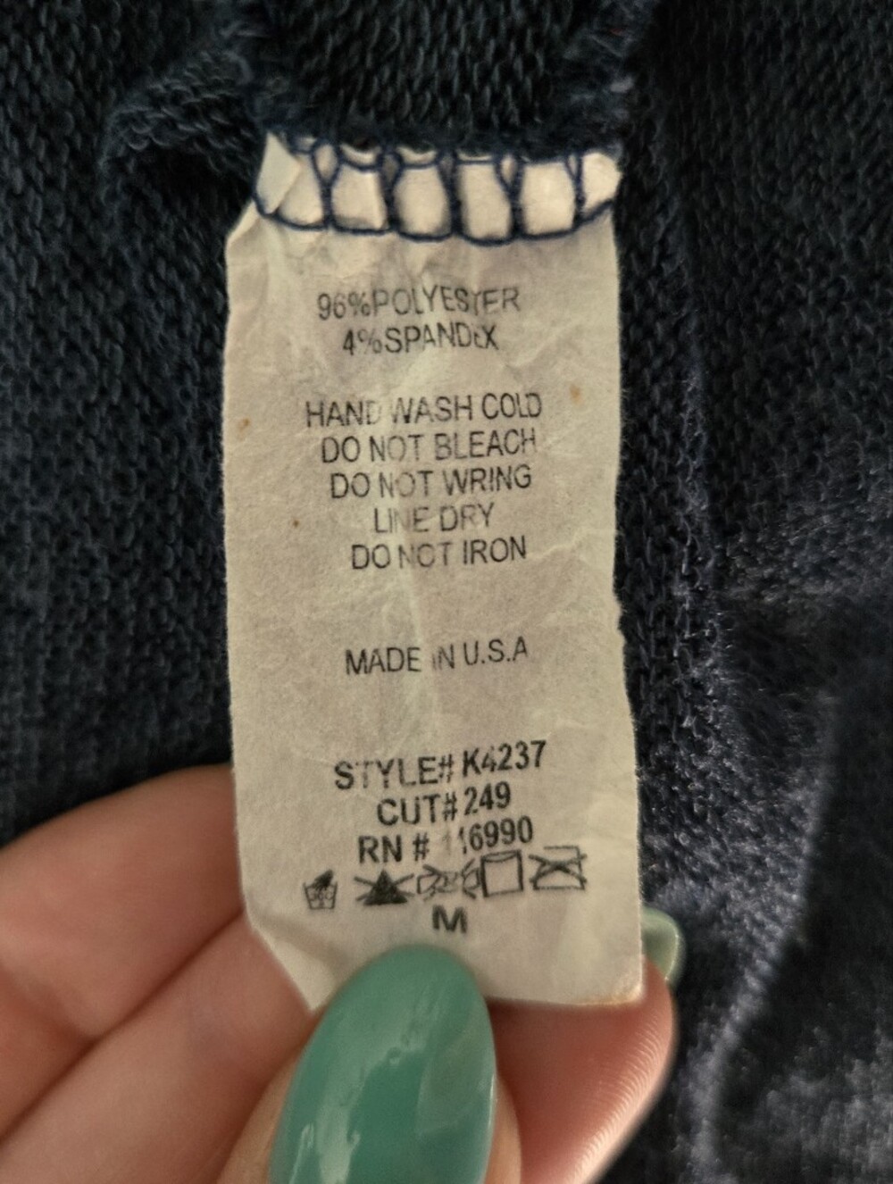 Ginger G Navy Open Drape Cardigan with Pockets - Picture 5 of 5